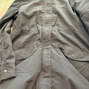 Columbia unisex .Womens  Dark Gray Raincoat